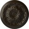 Ekena Millwork Damon Ceiling Medallion (Fits Canopies up to 3 3/8"), Hand-Painted Stone Hearth, 20"OD x 1 1/2"P CM20DASHF - alternate 1